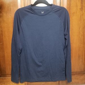 George blue long sleeve shirt